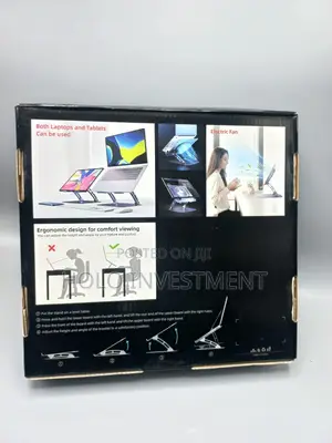 Laptop Stand With 3 Speed Electric Fan