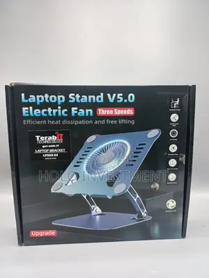 Laptop Stand With 3 Speed Electric Fan