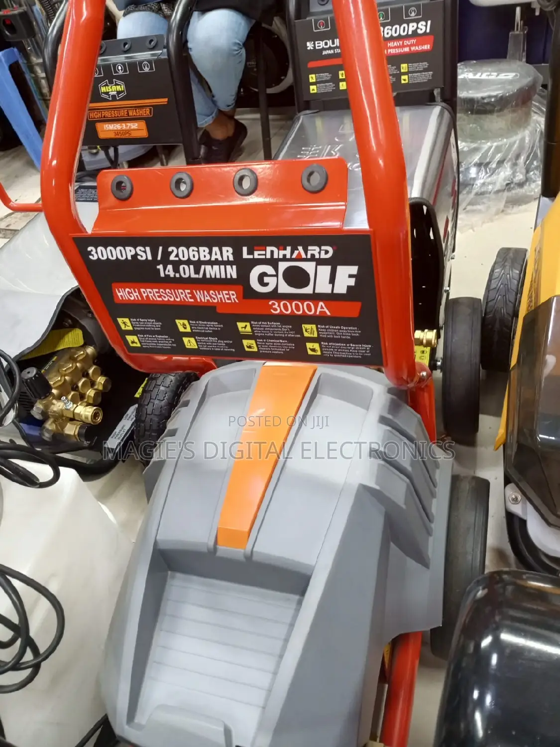 Top Guarantee 3000psi Lenhard Golf Electric Pressure Washer