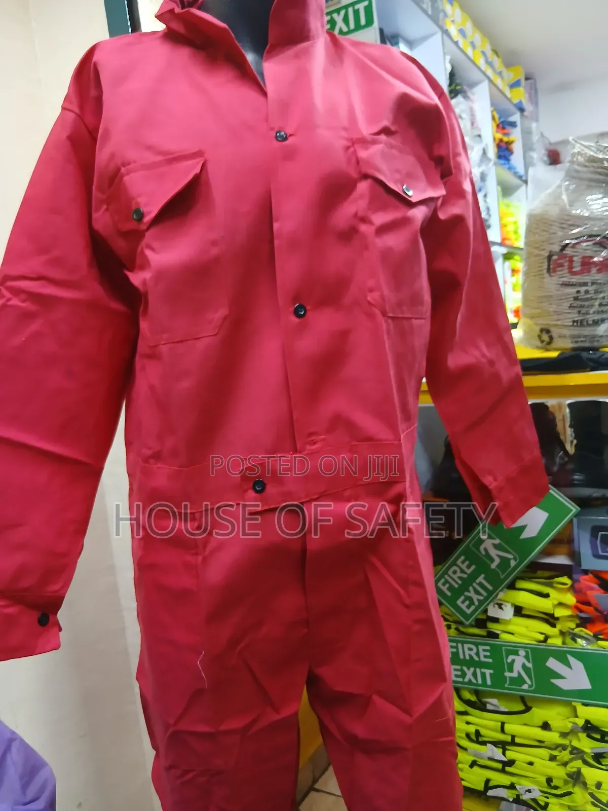Plain Red Overall Restocked