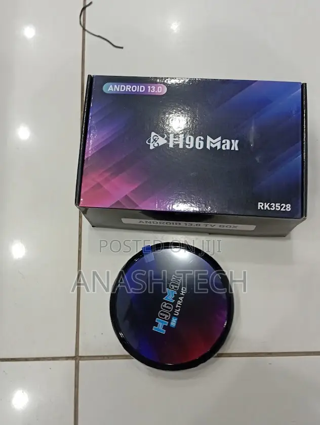 H96 Max Tv Box – 4gb Ram, 32gb Storage, Ready