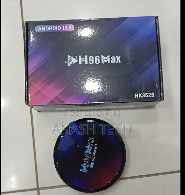 H96 Max Tv Box – 4gb Ram, 32gb Storage, Ready