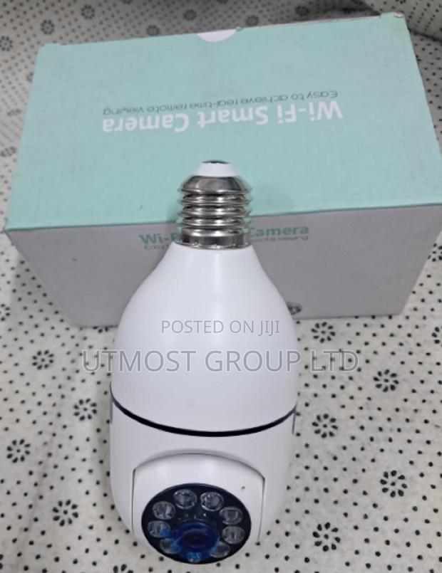 Bulb Security Camera Wifi Outdoor,1080p Smart 360 Degree