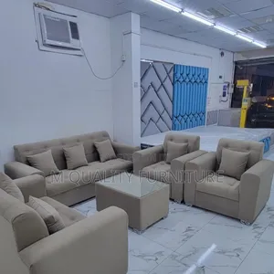 Elegant 7 Seater Sofas -Classic Brown