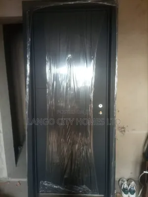 Single Grey Security Doors for Airbnb
