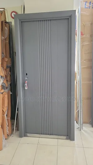 Single Grey Security Doors for Airbnb