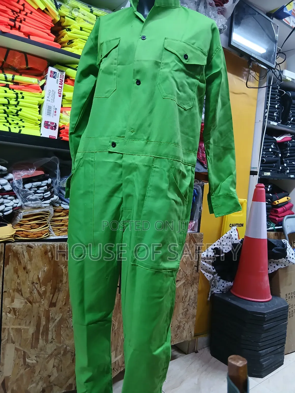 Light Green Overalls