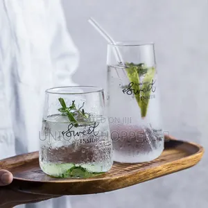☆Custom Logo Borosilicate Glass Cup.