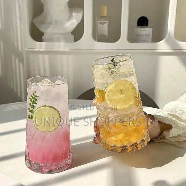 Unique Diamond Aesthetic Highball Glass - thumbnail 2