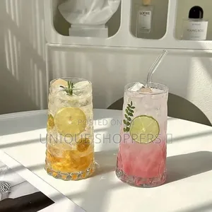 Unique Diamond Aesthetic Highball Glass