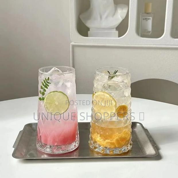 Unique Diamond Aesthetic Highball Glass - thumbnail 5