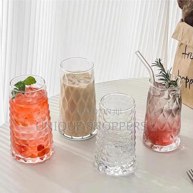 Unique Diamond Aesthetic Highball Glass