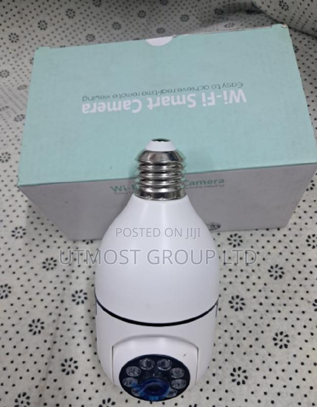 New Wi-Fi Connection CCTV Bulb Camera With Motion Detection