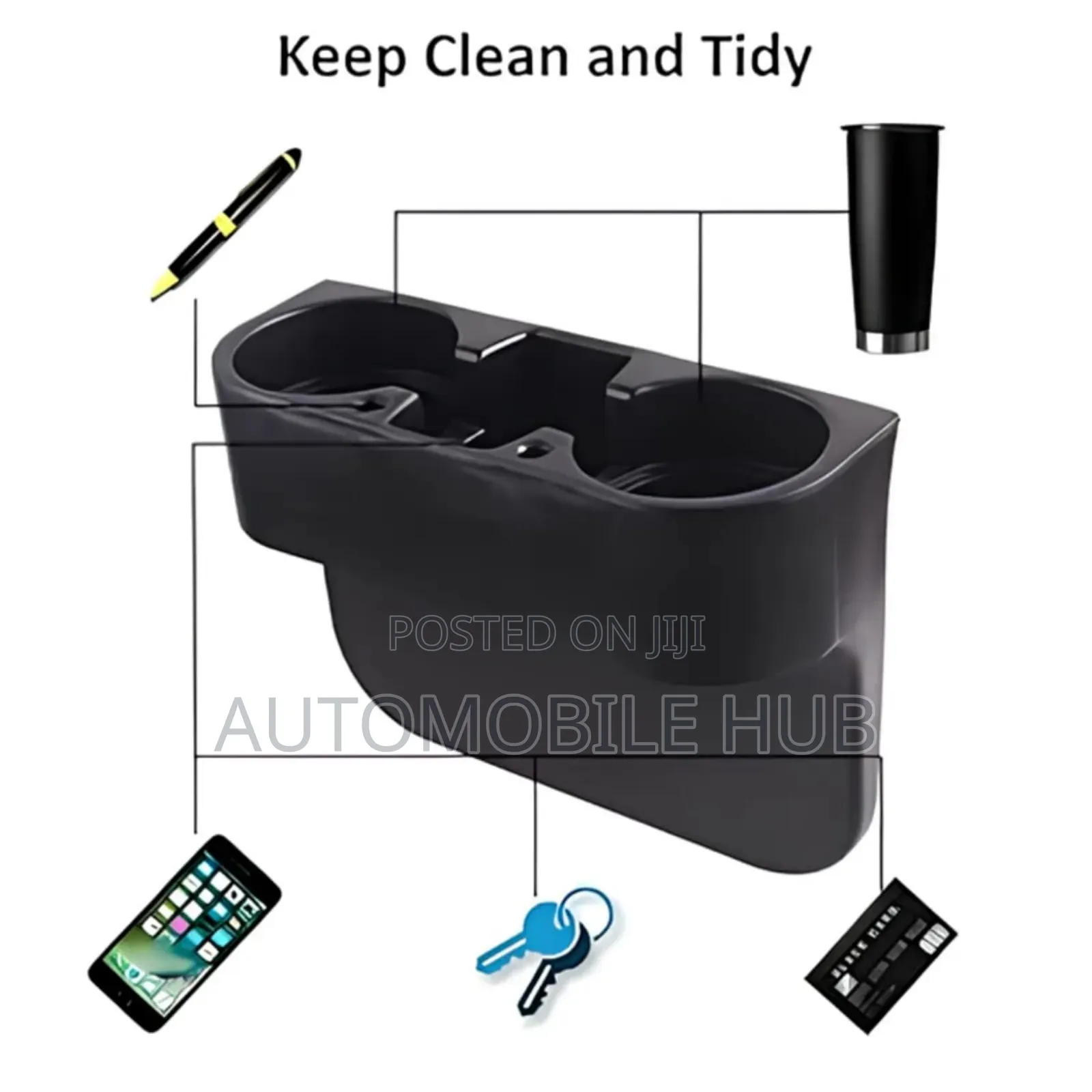 Car Cup Holder Phone Holder - Universal Car Organiser
