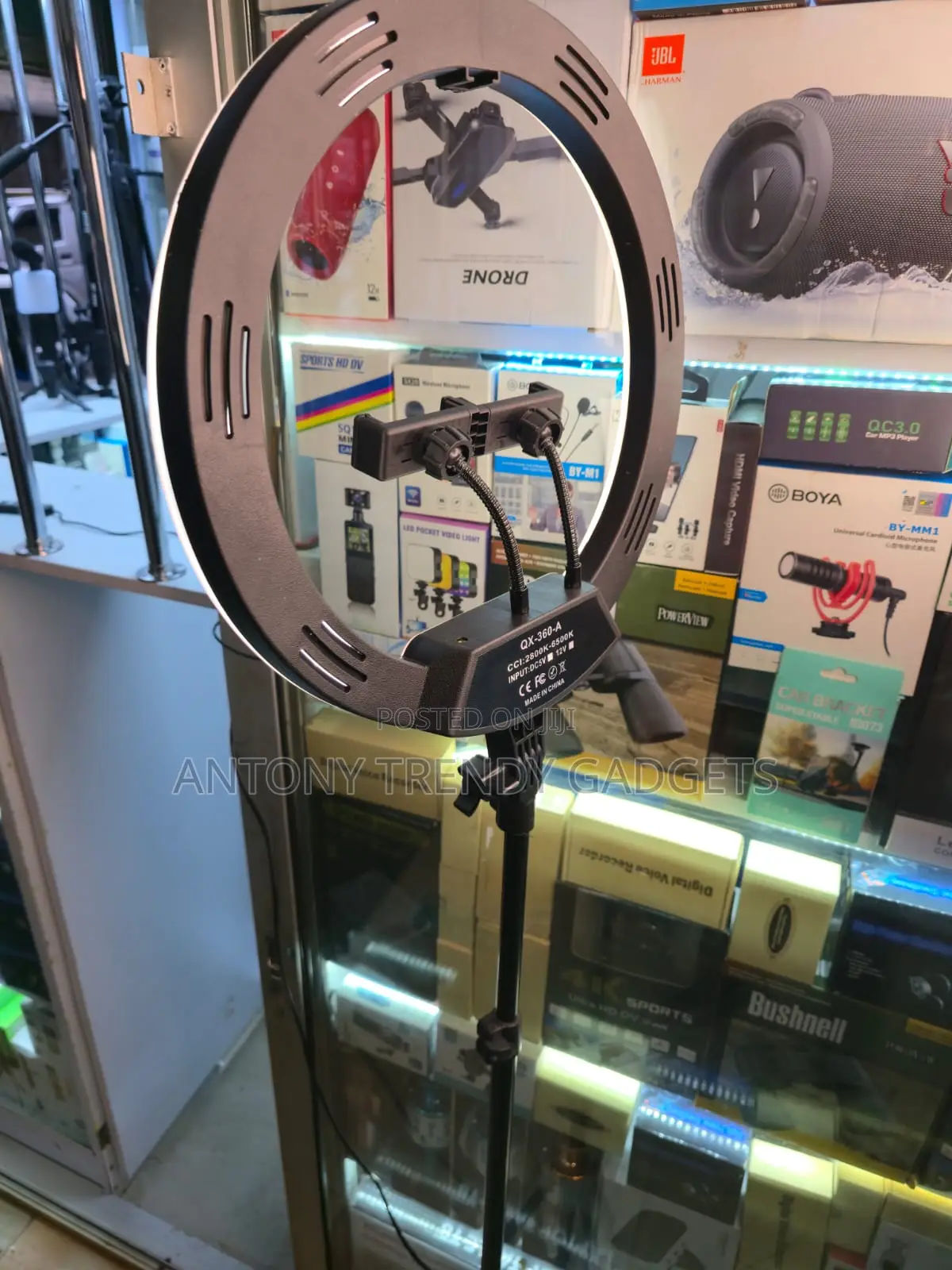14” Ring Fill Light With Tripod For Makeup & Vlogging