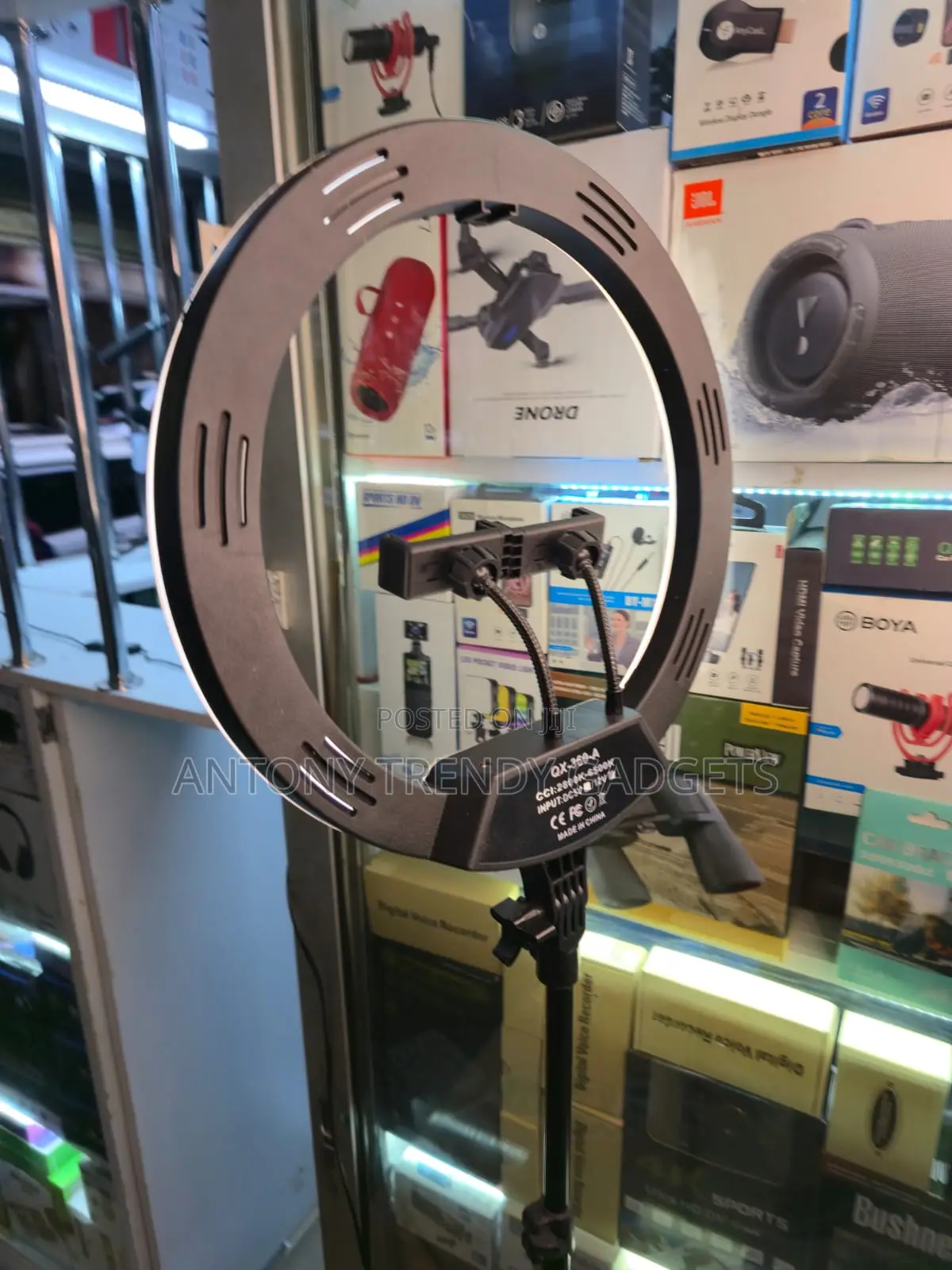 Dimmable 14” Led Ring Light For Photography & Streaming