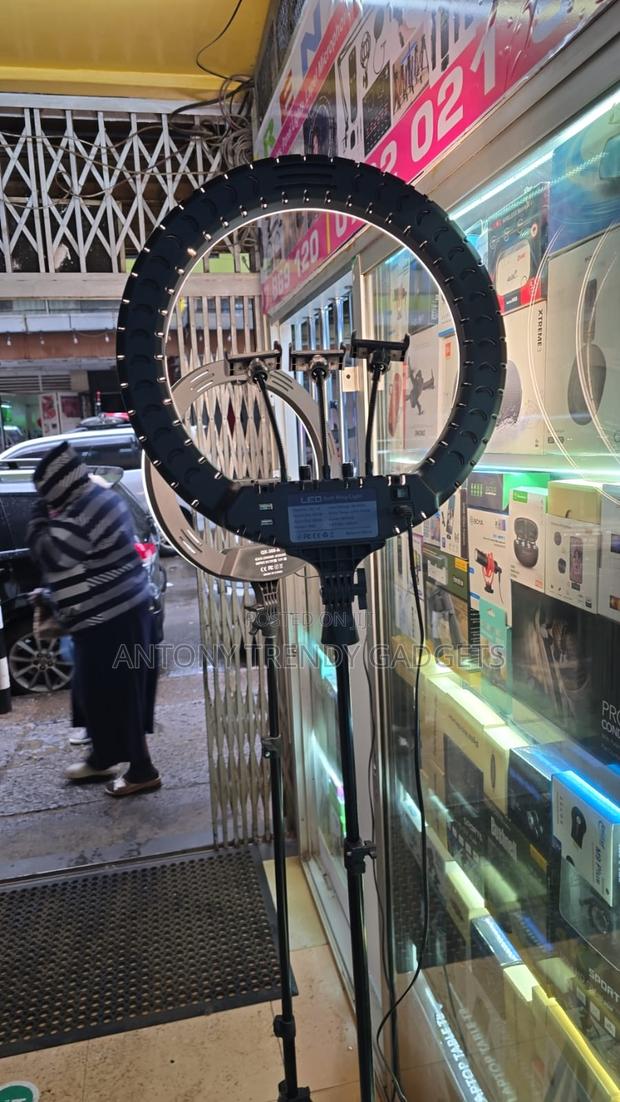 Professional 14 Inch Ring Fill Light With Phone Holder - thumbnail 3