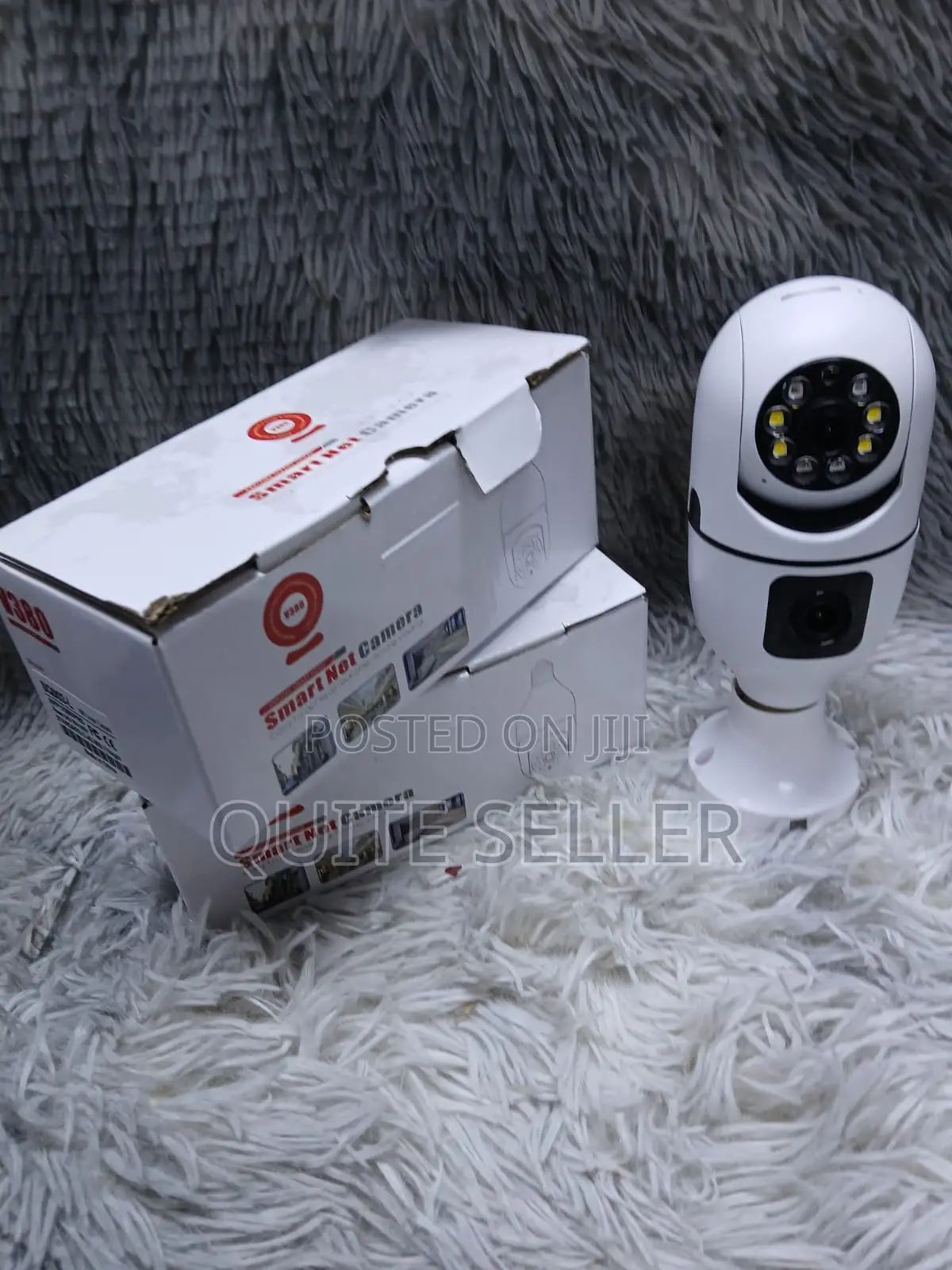 Dual Lens Light Bulb Wireless Wifi Camera V380