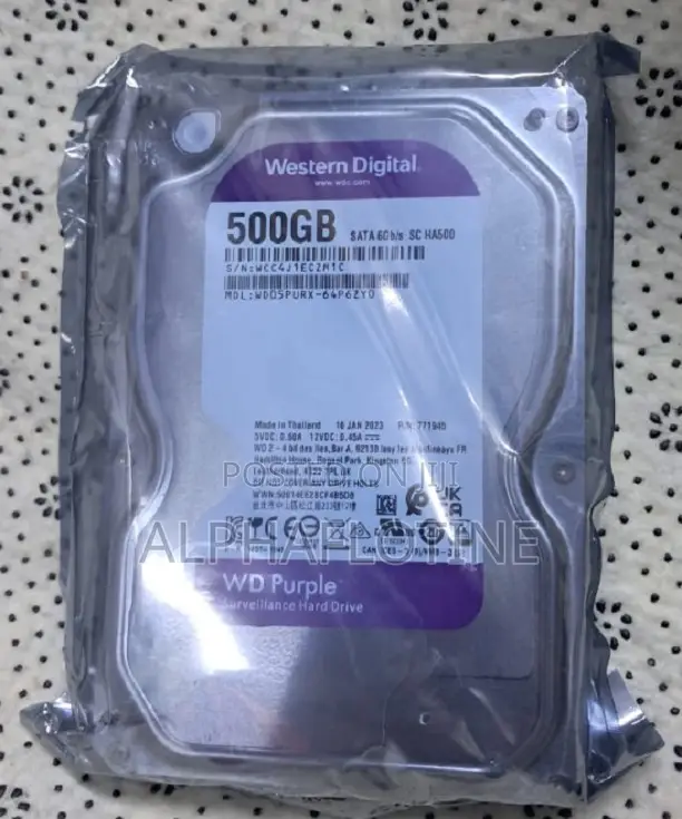 500gb Wd Purple Survelliance HDD