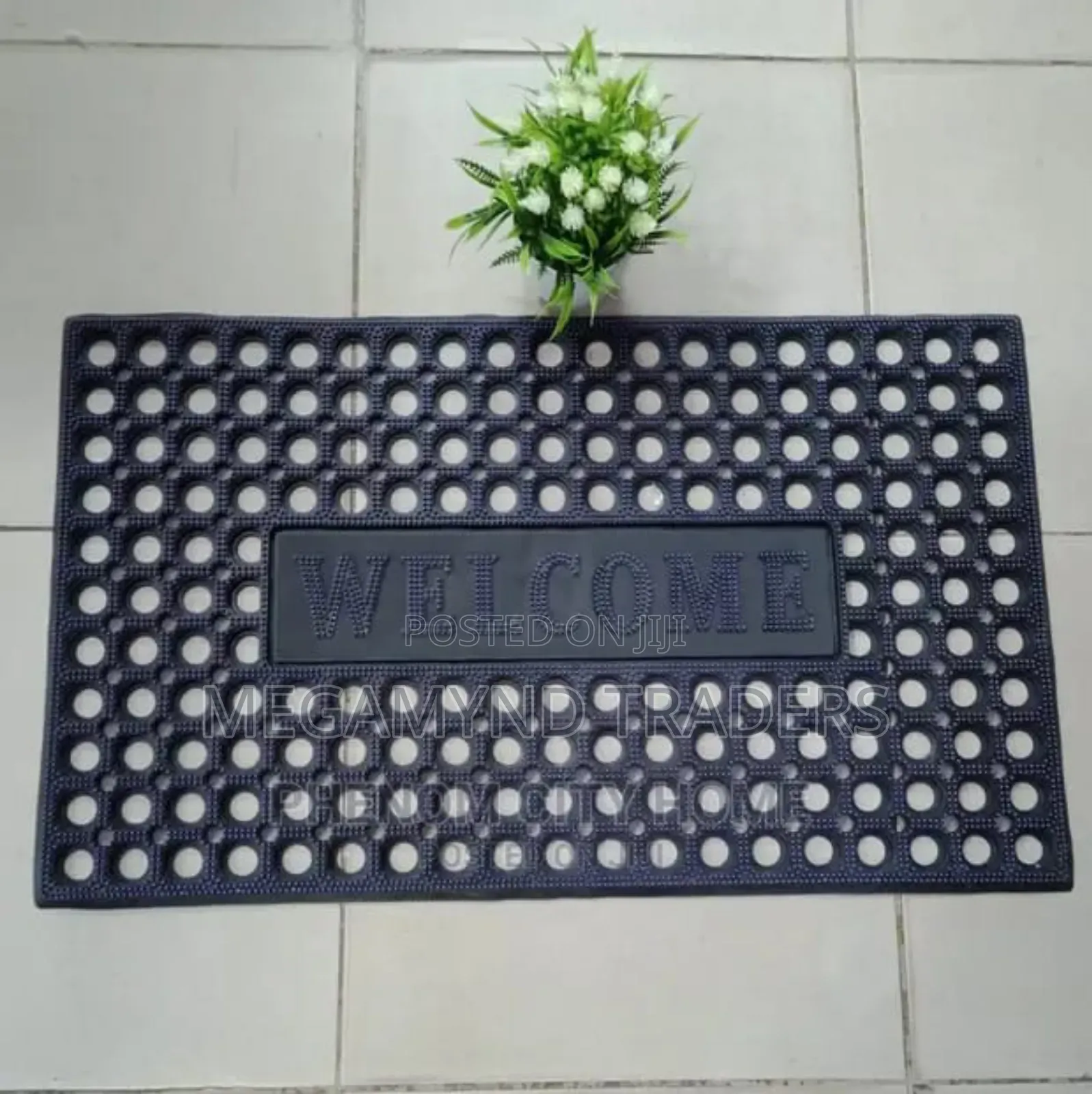 Rubber Door Mat 45*75 Cm / Heavy Duty Nonslip Door Mat