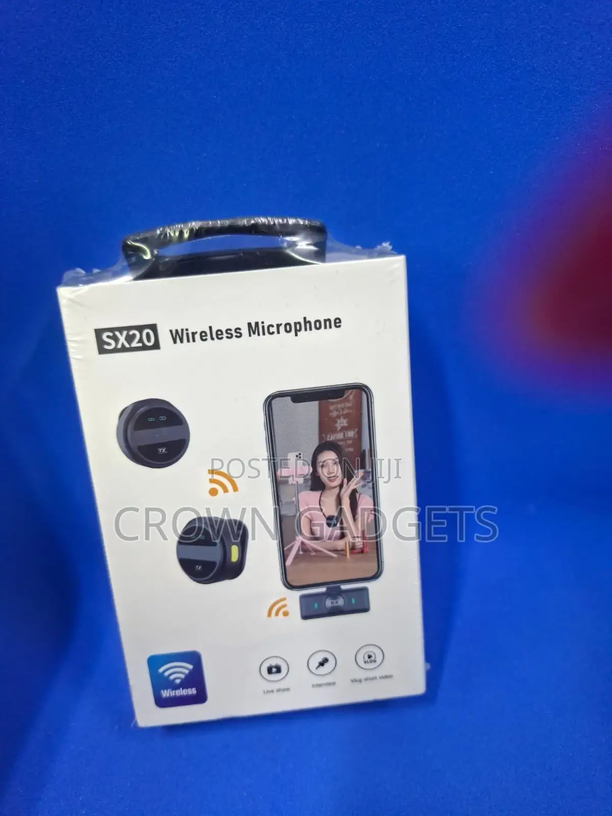 Lavalier Wireless Mic Sx20 – Interview, Karaoke Vlogging Mic