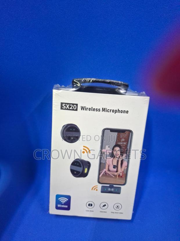 Lavalier Wireless Mic Sx20 – Interview, Karaoke Vlogging Mic - thumbnail 2