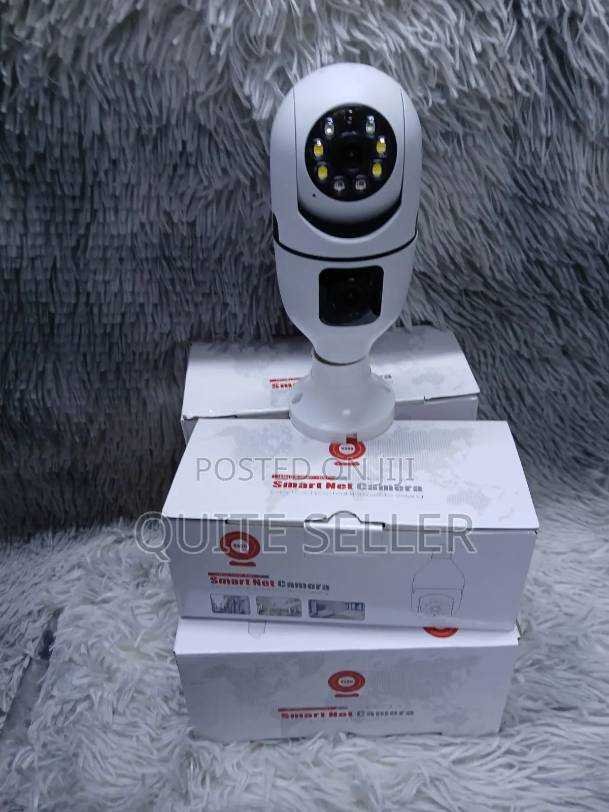 Indoor Dual Lens Wireless Wifi Light Bulb Camera V380pro