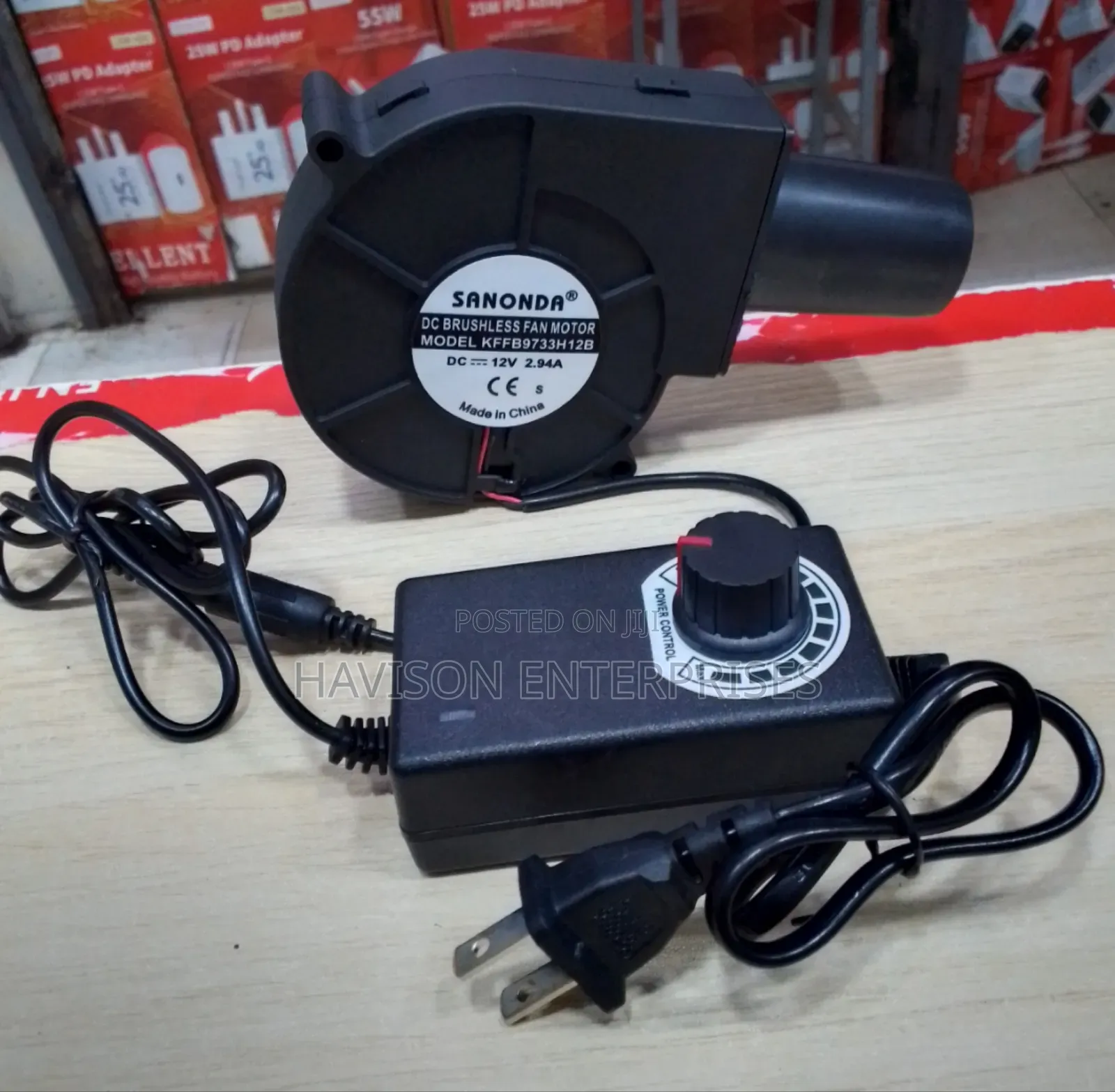 Complete 12v 2.94a Dc Brushless Fan Motor