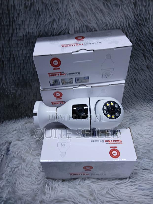 Two Way Voice Bulb PTZ Dual Lens Wifi Camera