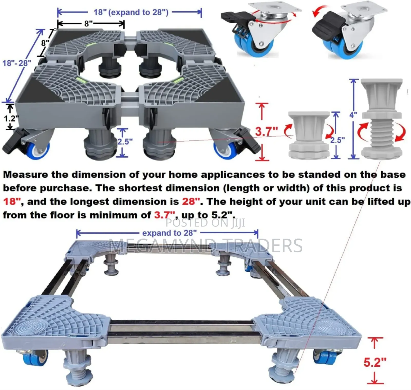 Fridge Stand Commercial/Heavy Duty Fridges Stand