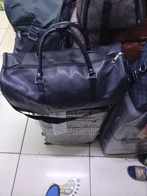 Leather Travel, Gym Duffle Bag