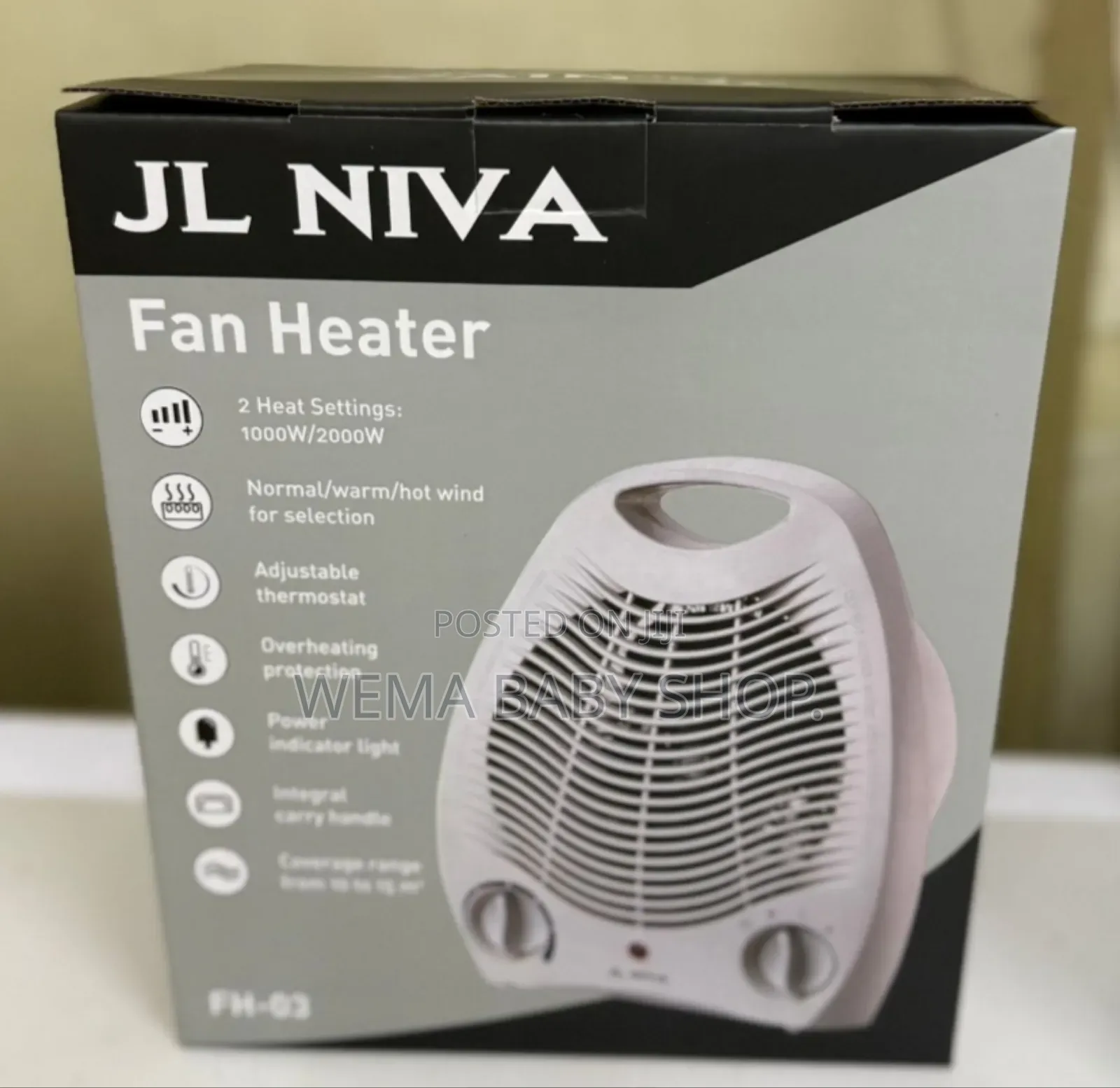 Jl Niva Fan Room Heater