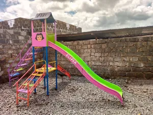 Strong and Colourful Kids Playground Slide