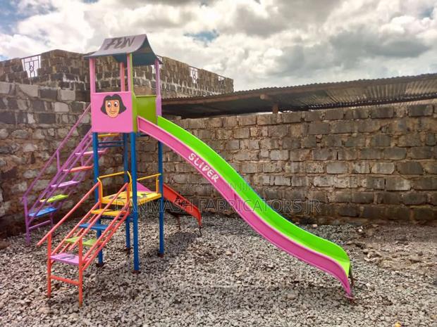 Strong and Colourful Kids Playground Slide