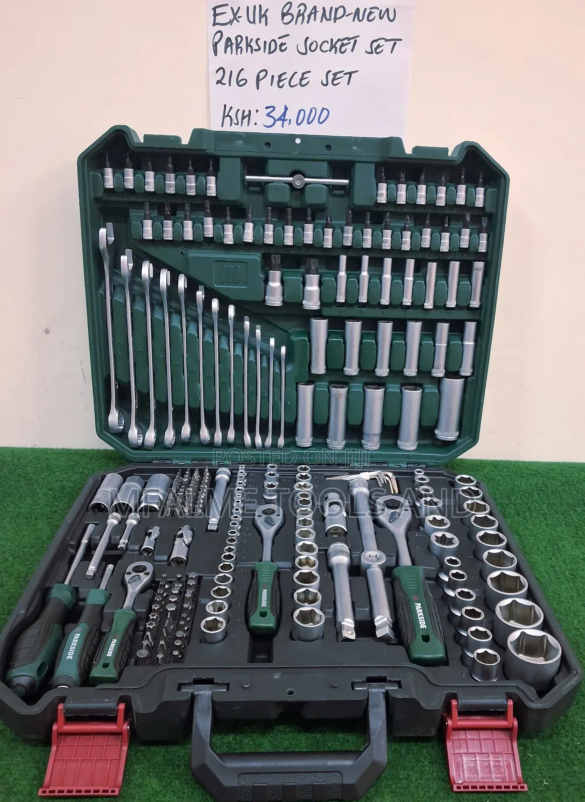Socket Set Brand New Chrome Steel Strong 216 Pieces Parkside Ex-Uk