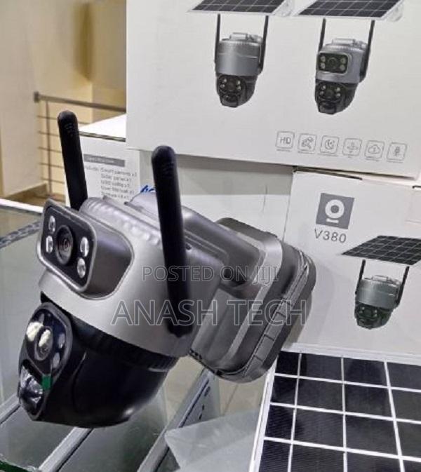 Dual Lens 4g Solar Powered Security Camera Ai - main view