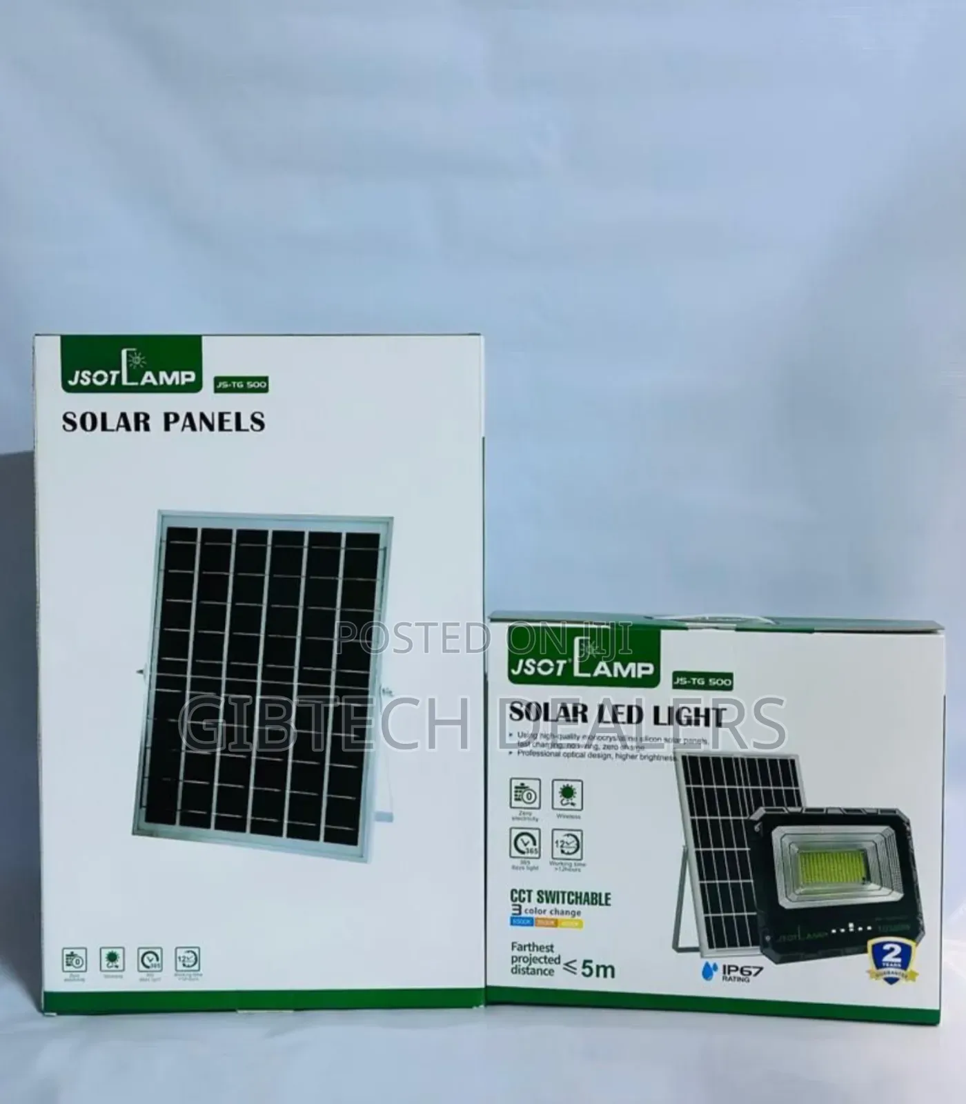 Jsot 500w Ip67 Solar Floodlight Dawn to Dusk
