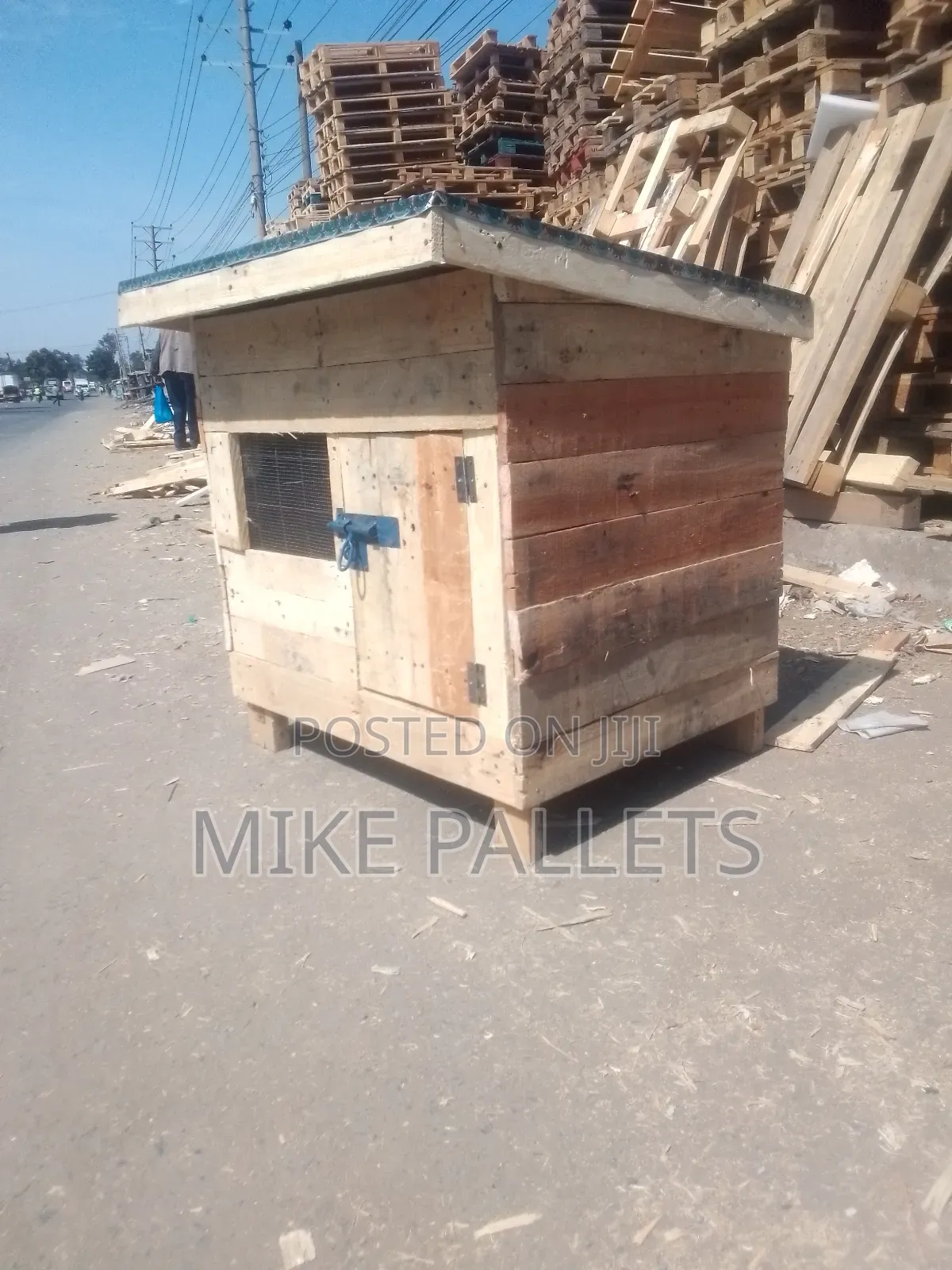 Dog Kennel and Puppies