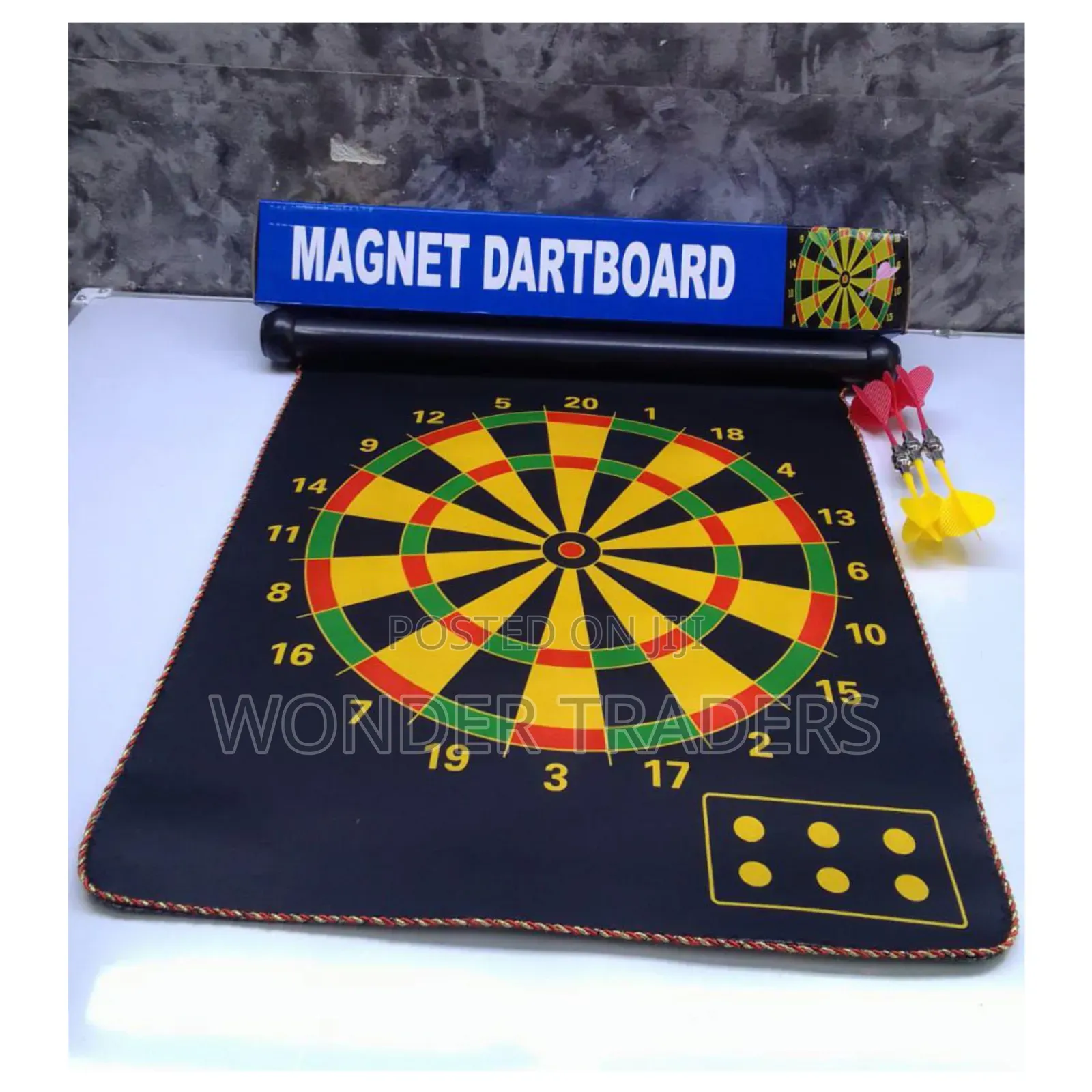 Foldable Magnetic Dartboard