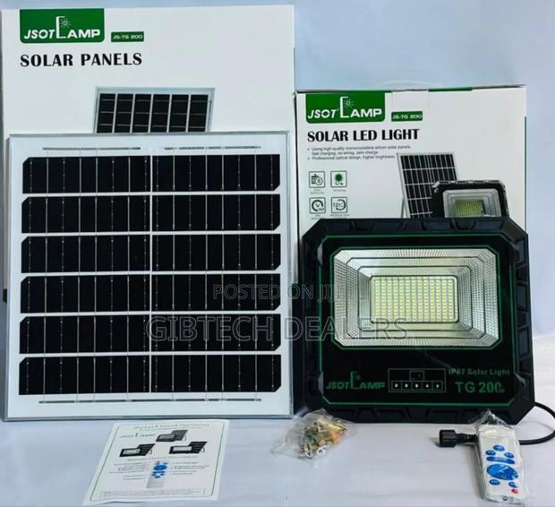 Jsot 200watts Ip67 Solar Floodlight - main view