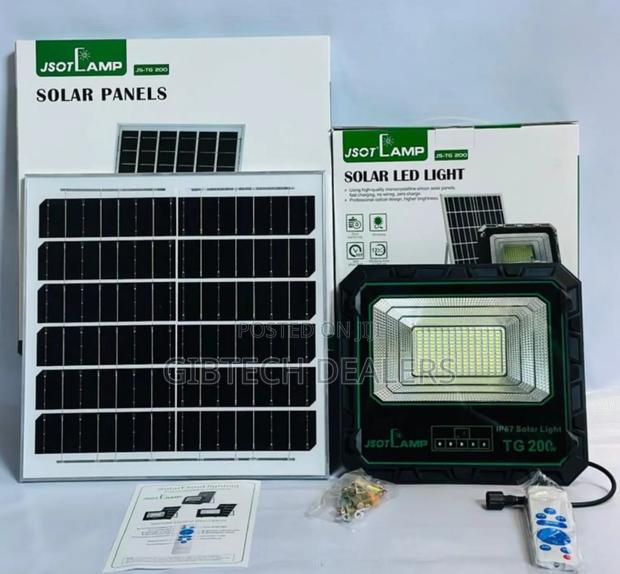 Jsot 200w Solar Floodlight Ip67 - main view