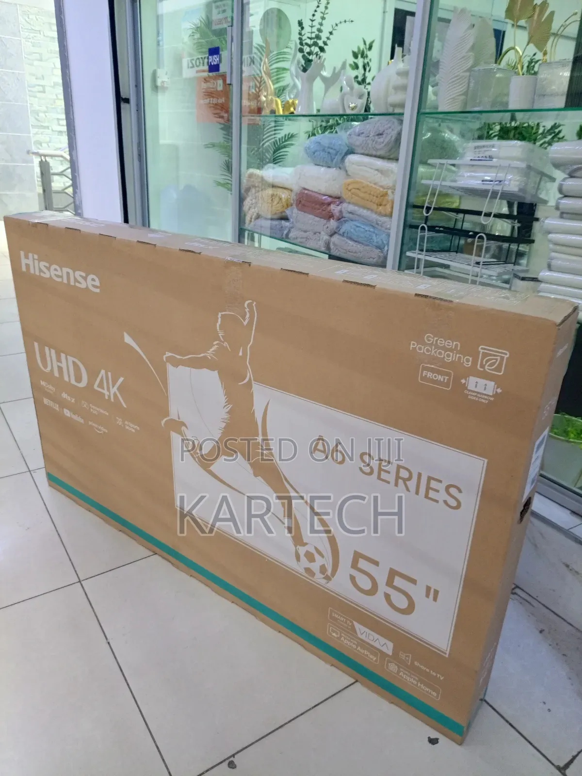 Hisense 55-Inch A6 Series Uhd Smart Tv.