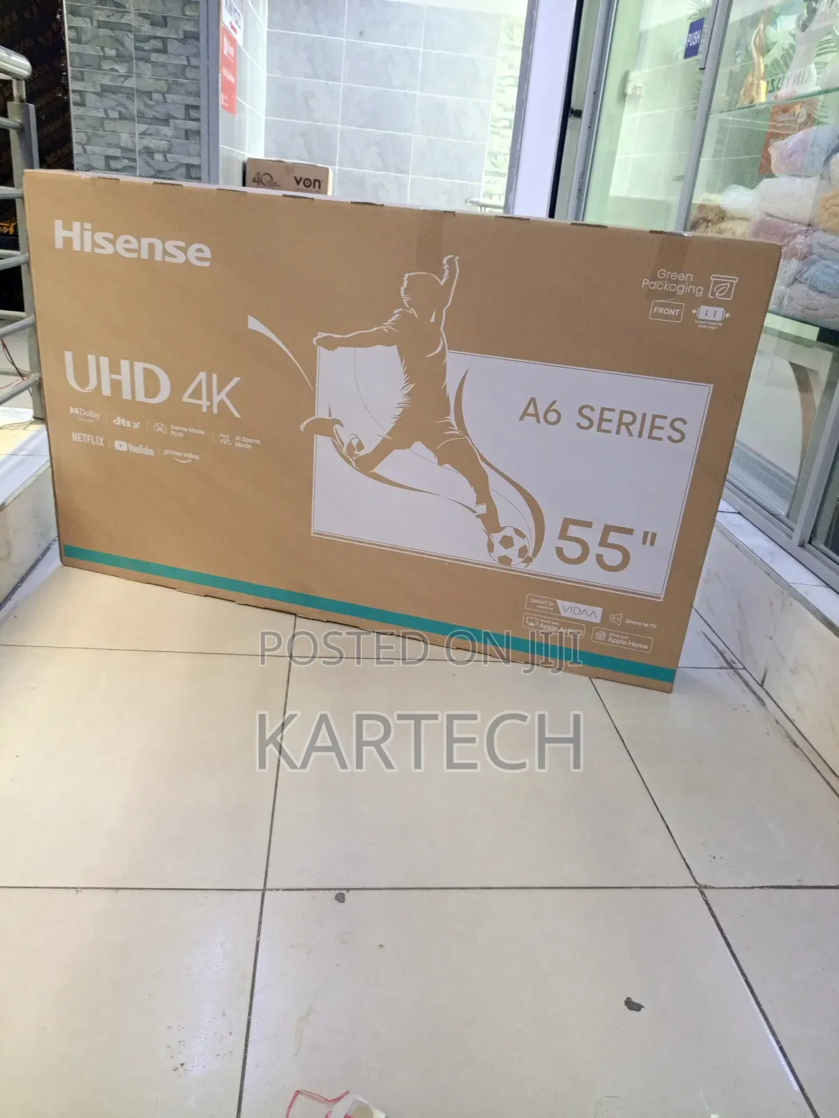 Hisense 55 Smart Frameless A6k Tv