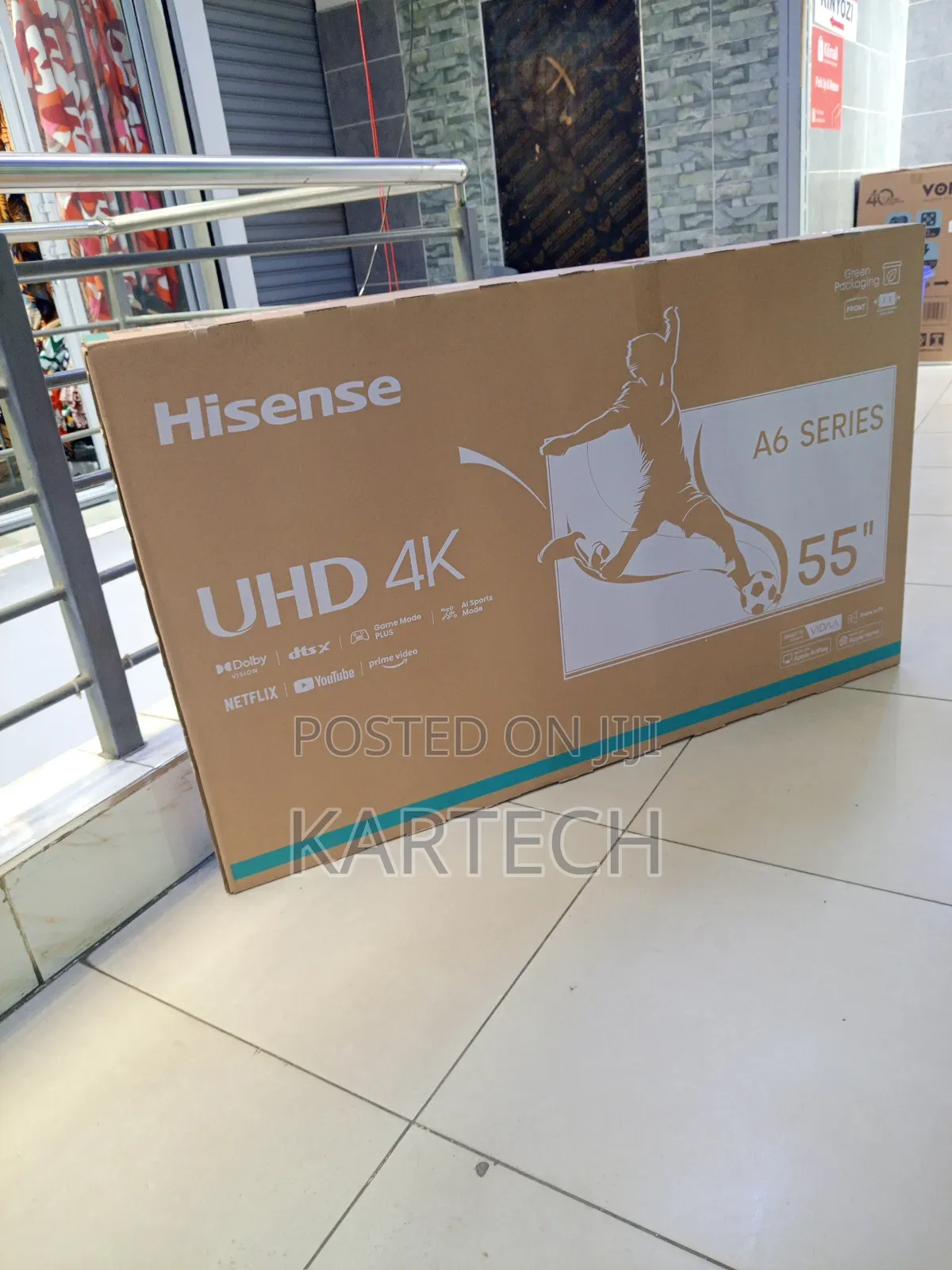 Hisense 55 Smart 55a6kken Frameless A6k Tv