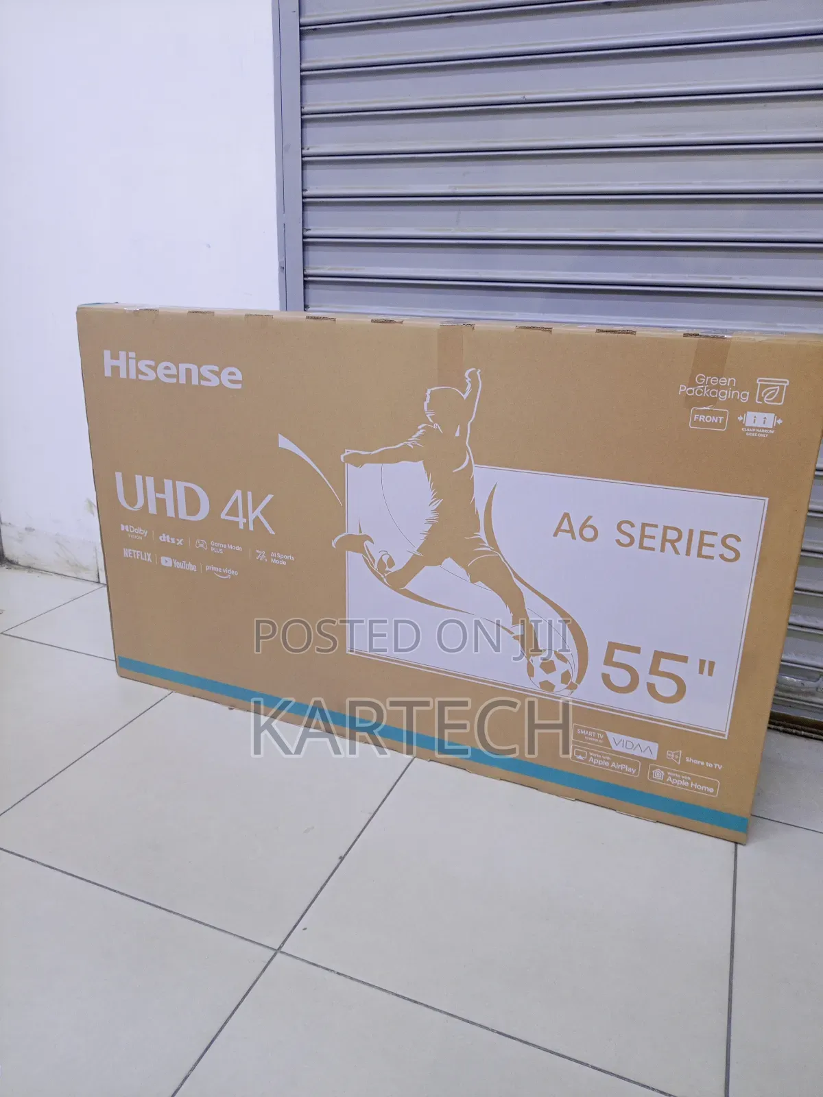 Hisense 55-Inch A6 Series 55a6kken Uhd Smart Tv.