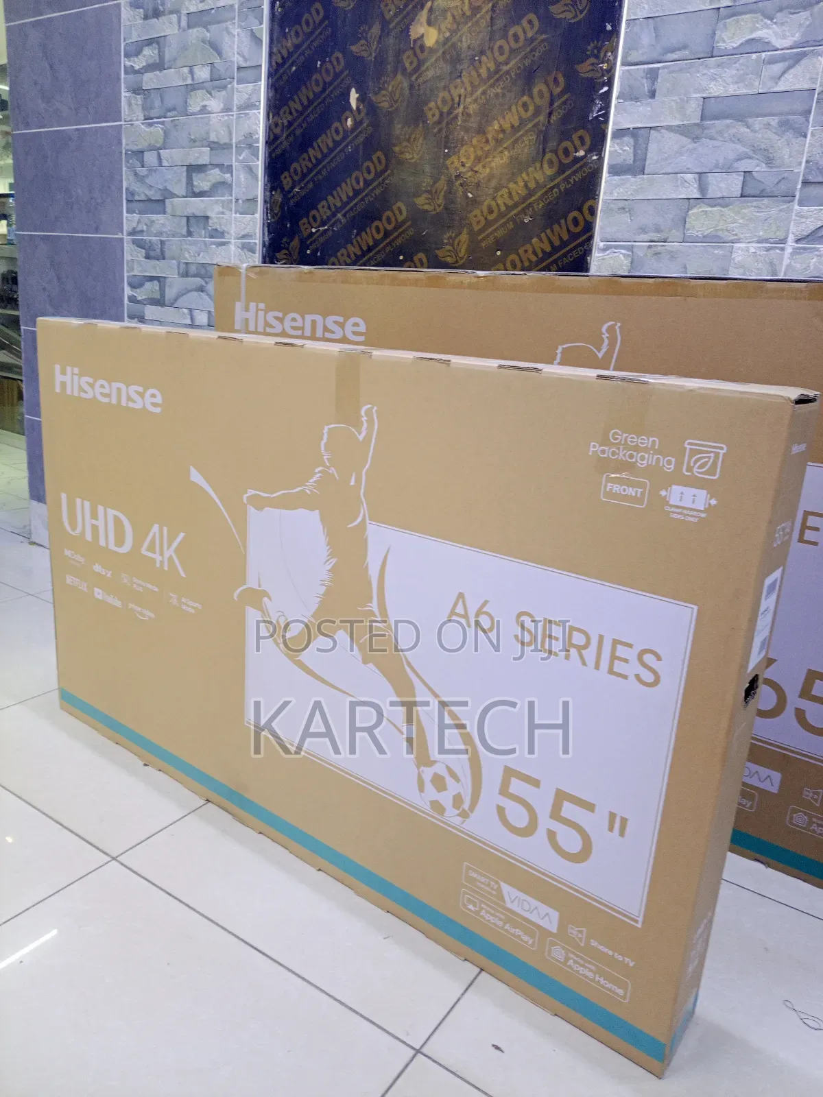 Hisense 55" Uhd Frameless A6 Series Smart Tv