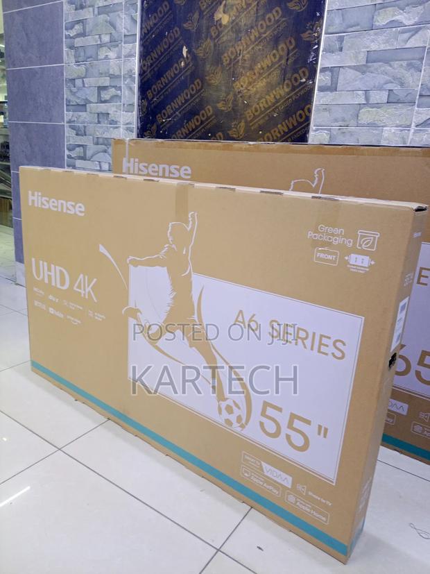Hisense 55" Uhd Frameless A6 Series Smart Tv