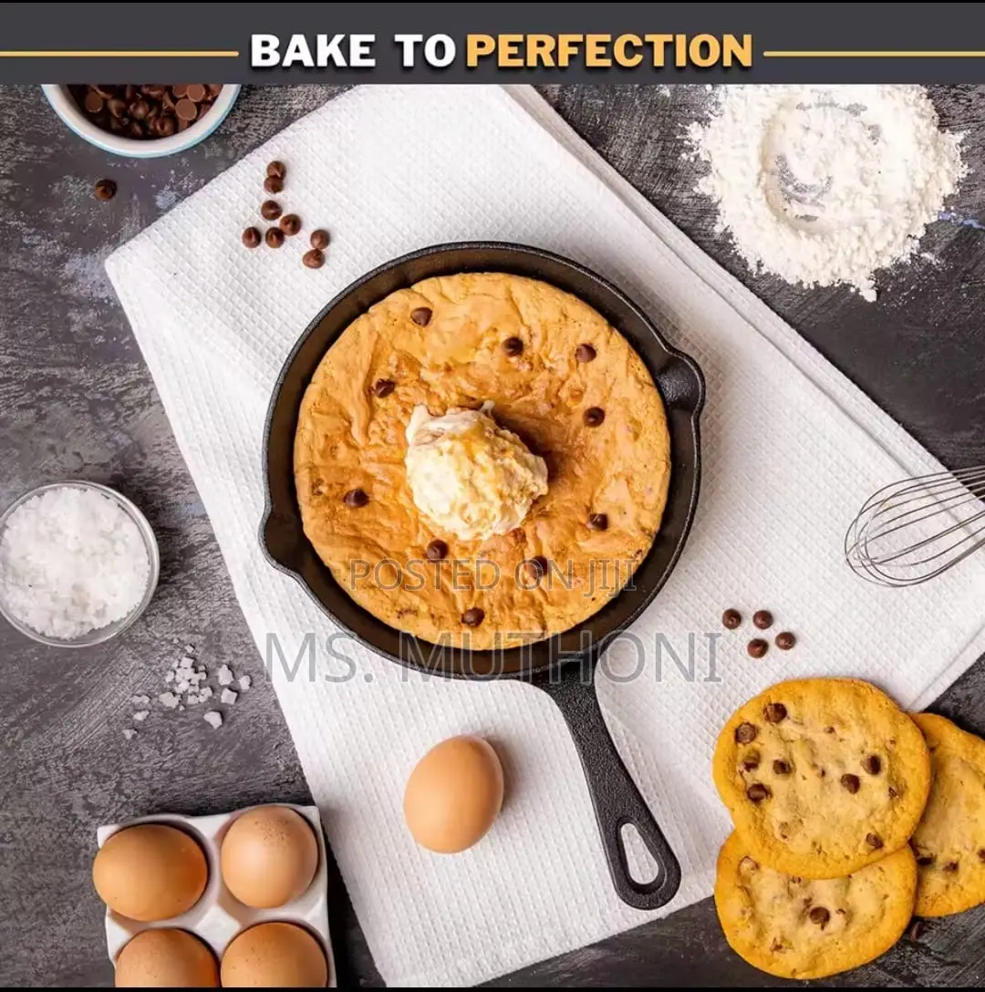 Extra Large 30cm Cast Iron Skillet Fry Pan /-