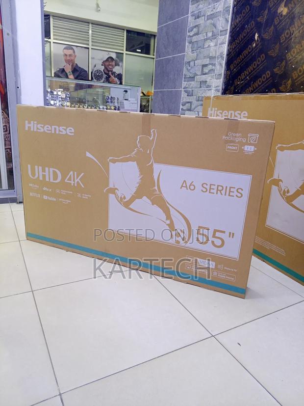 Hisense 55 Inch A6 Series Uhd Smart Tv Bluetooth, Netflix - thumbnail 2