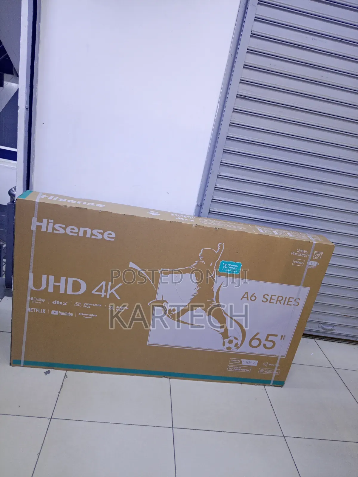 Hisense 65" Uhd Smart Tv A6 Series 65a6kken